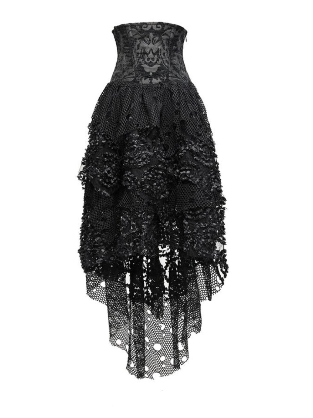 Pentagram - Jupe long gothic jacquard skirt Size S Small - Picture 4 of 9